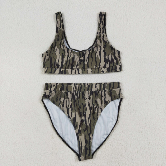 S0562 camo  adult swimwear 202507  RTS