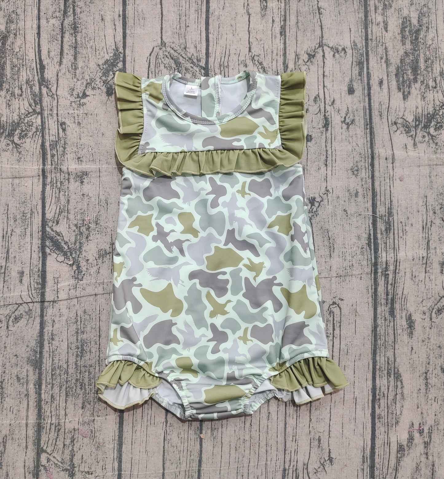 S0596 camo GIRL swimwear 202511 preorder