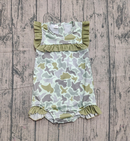 S0596 camo GIRL swimwear 202511 preorder
