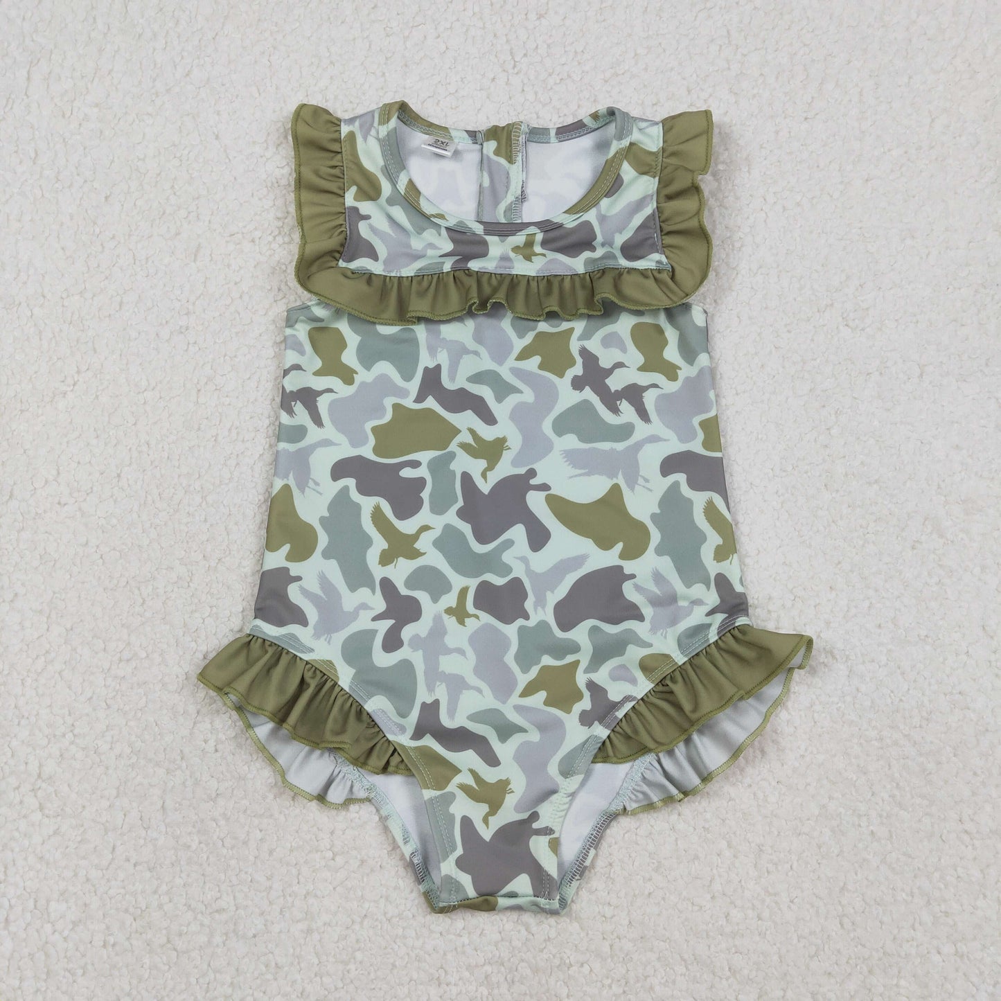 S0596 camo GIRL swimwear 202512 RTS