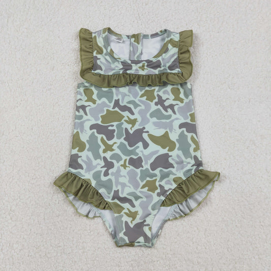 S0596 camo GIRL swimwear 202512 RTS