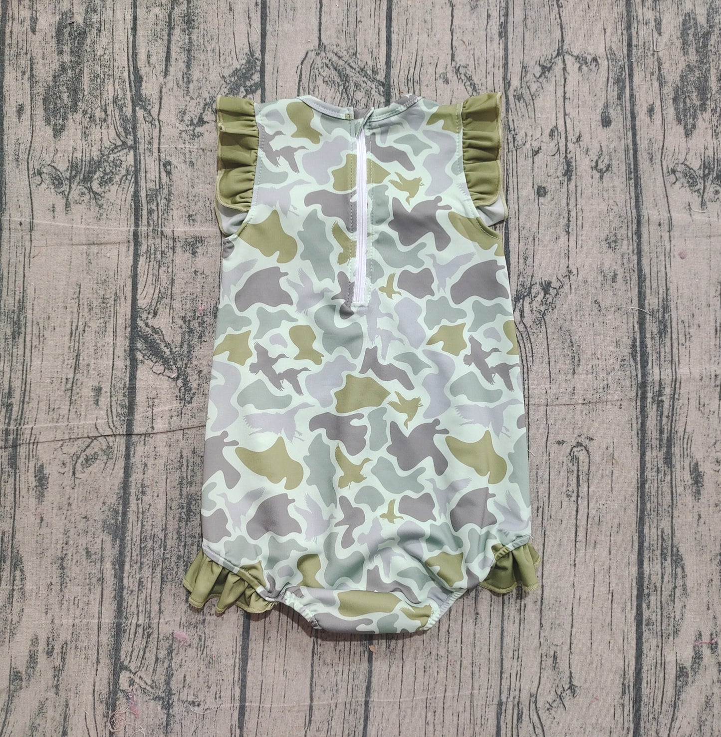 S0596 camo GIRL swimwear 202511 preorder