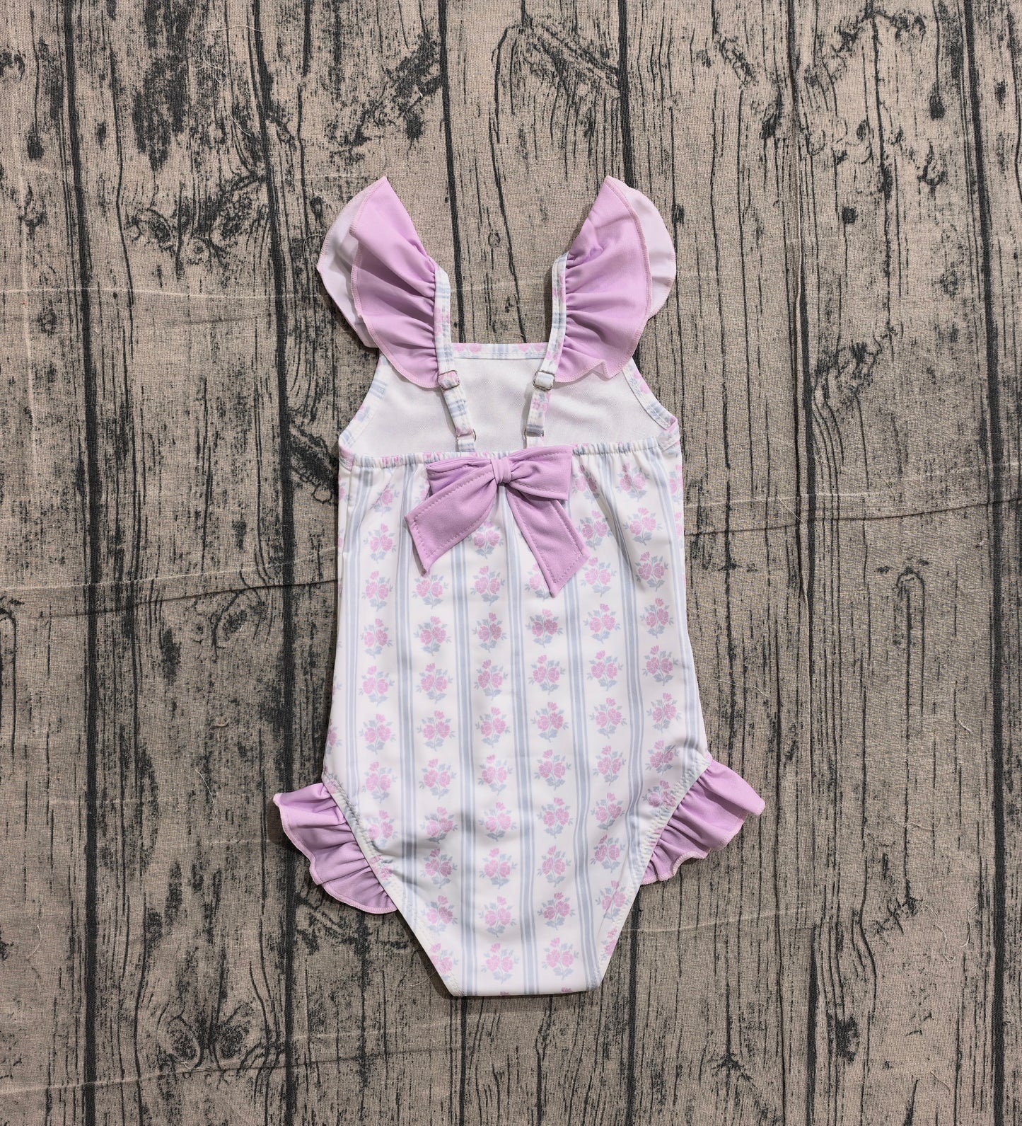 S0643  GIRL flowers swimwear  202602 preorder