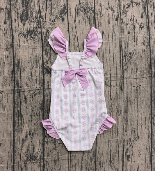 S0643  GIRL flowers swimwear  202602 preorder