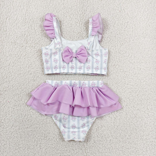 S0644 GIRL flowers swimwear outfit 202607 RTS