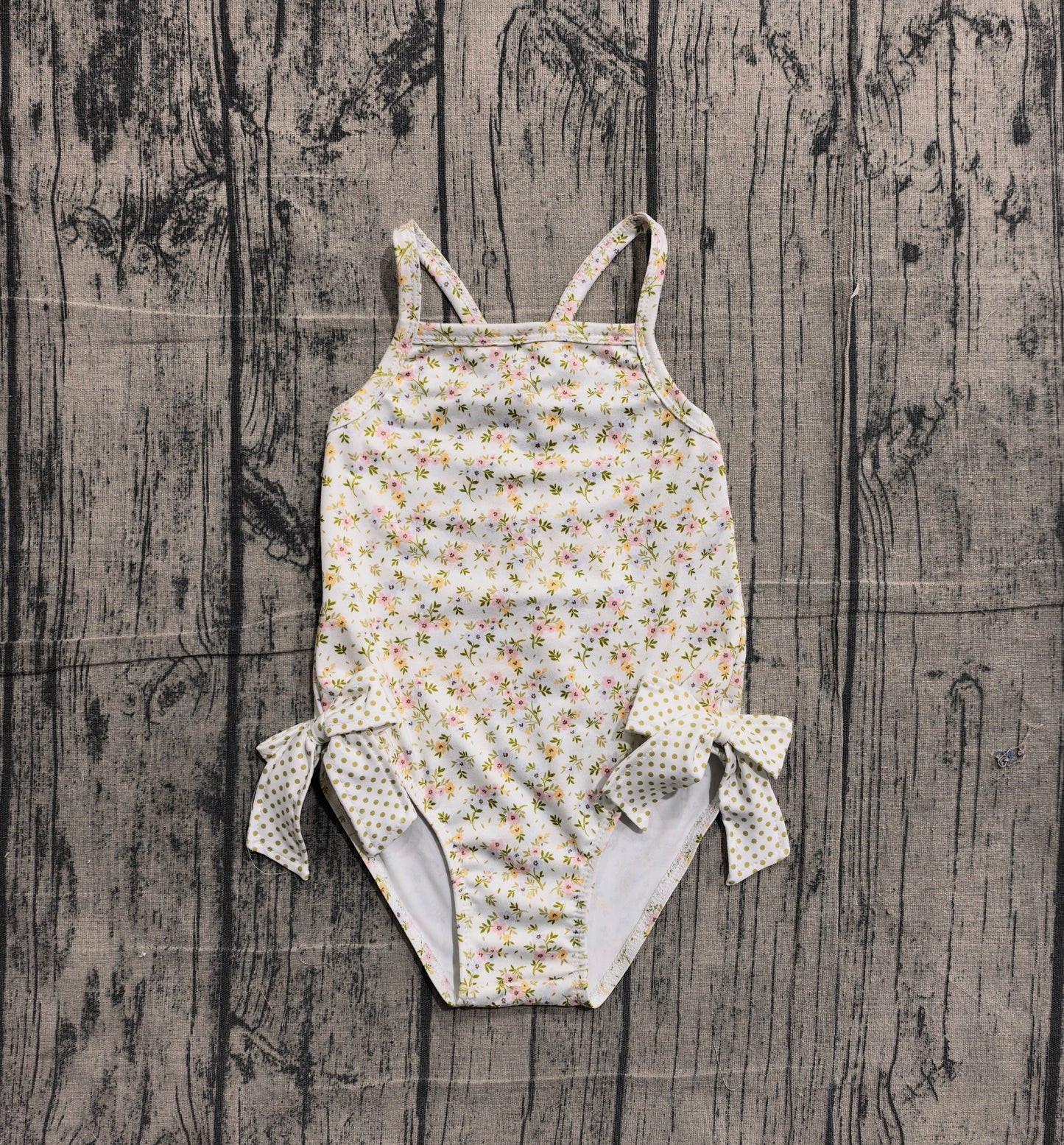 S0723 GIRL flowers swimwear 202602 preorder