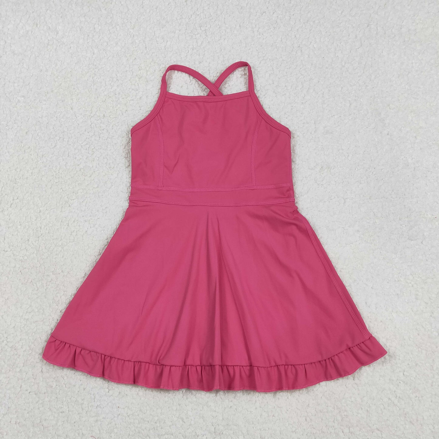 S0727 YOGA PINK GIRL DRESS 202603 RTS