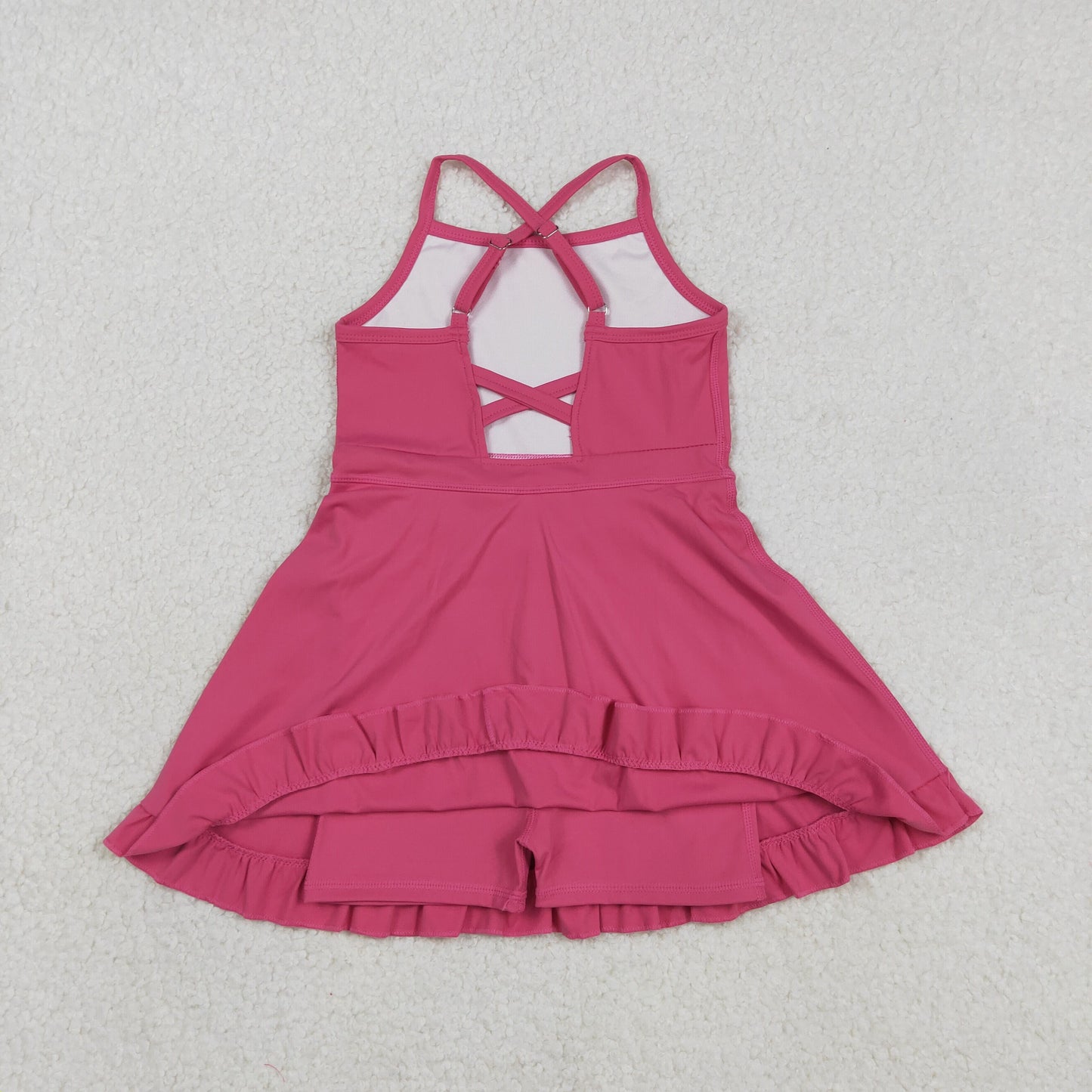 S0727 YOGA PINK GIRL DRESS 202603 RTS