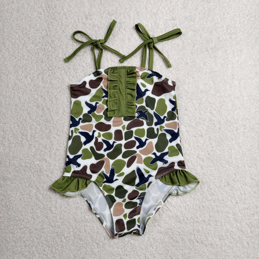 S0744 CAMO DUCK GIRL swimwear 202607 RTS