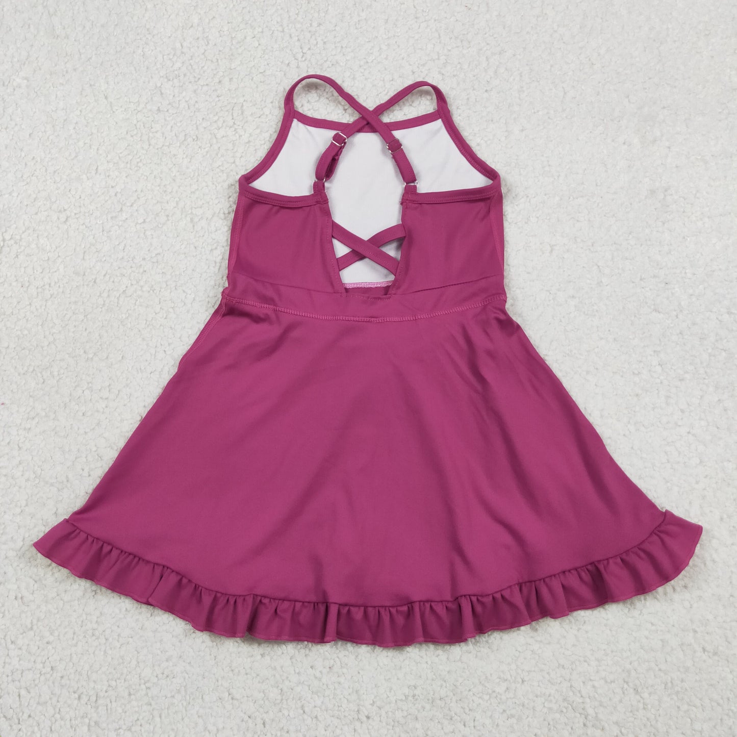 S0778  YOGA hot PINK GIRL DRESS 202607  RTS