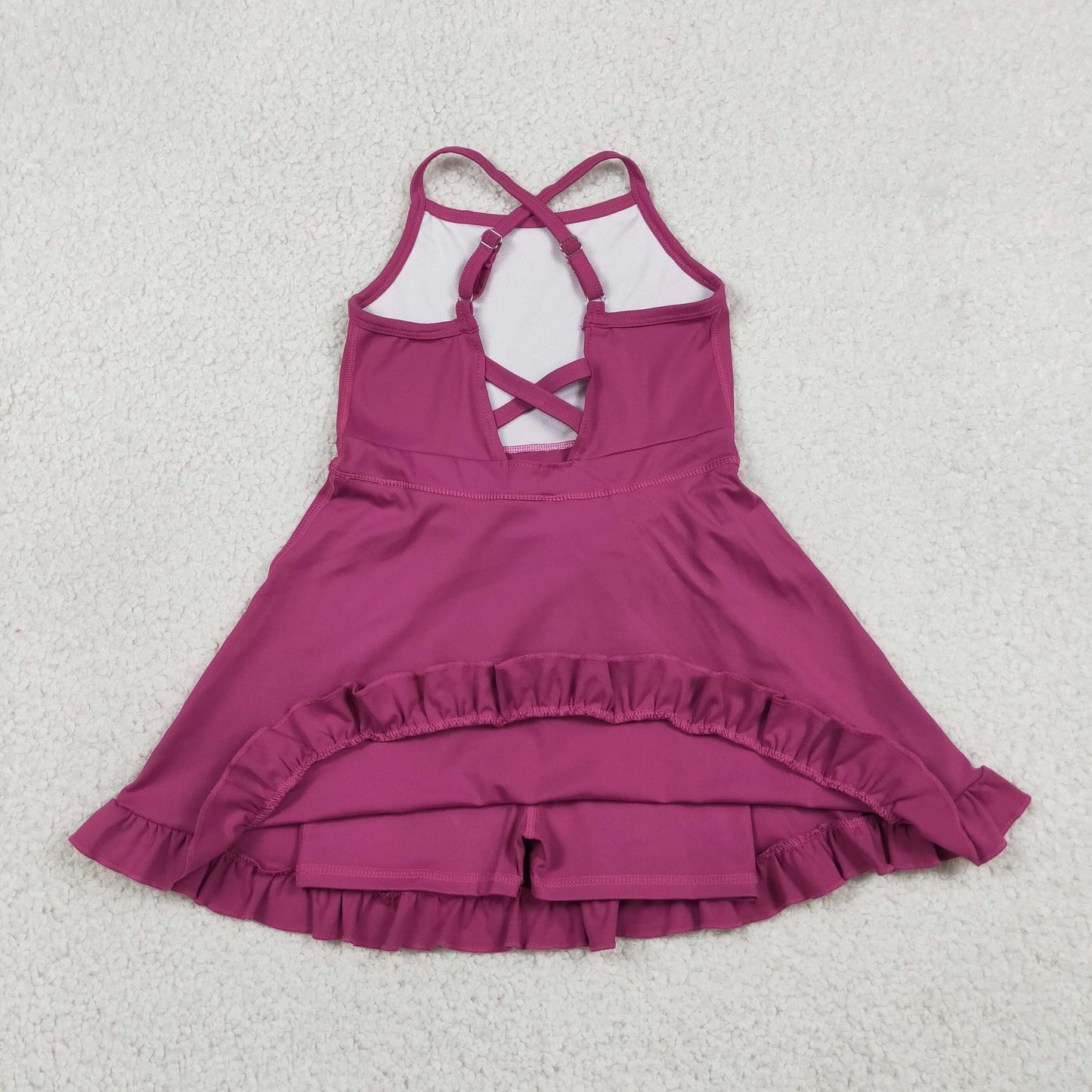 S0778  YOGA hot PINK GIRL DRESS 202607  RTS