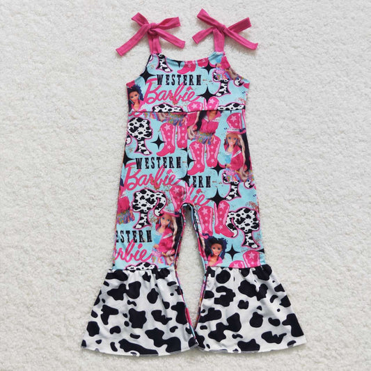 SR0425 western barbie short sleeve girl barbie jumpsuit overall 20230828 RTS