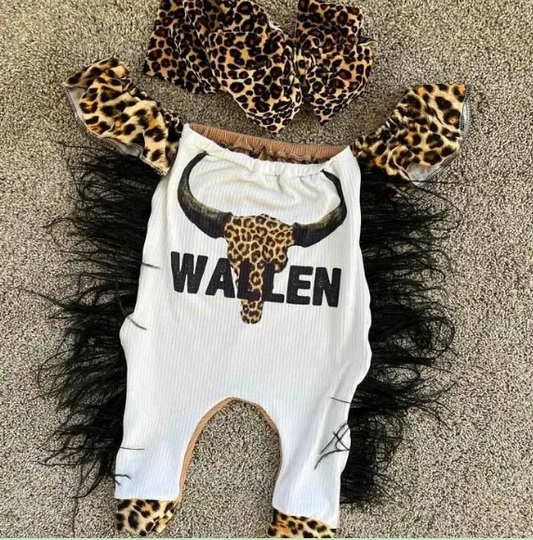 SR0427 preorder cow wallen romper short sleeve girl romper 20230722