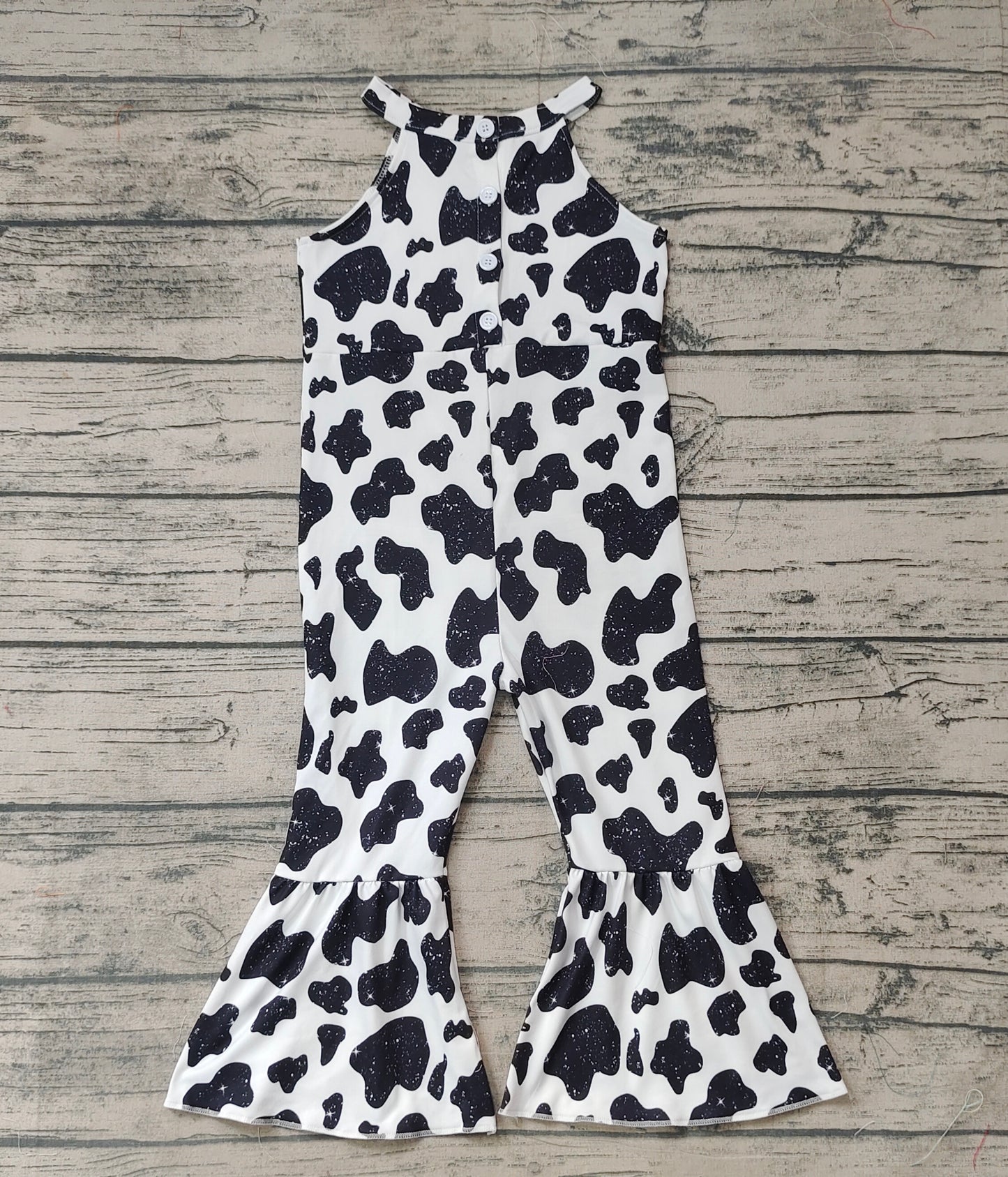 SR0444 RTS cow short sleeve girl jumpsuit overall 20231010