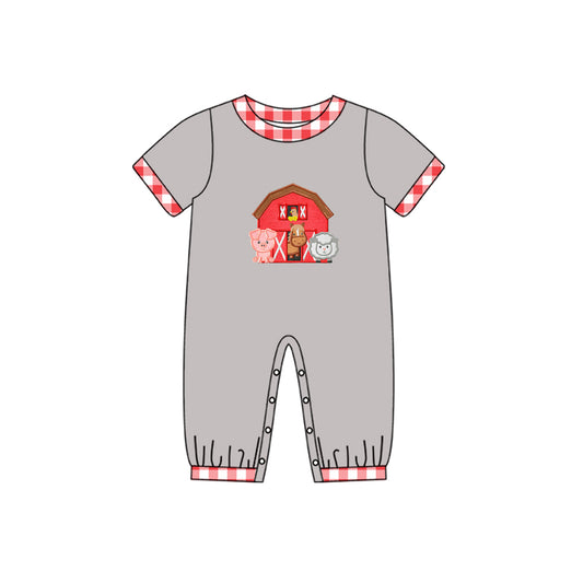 SR0510 short sleeve farm boy romper preorder 20231019