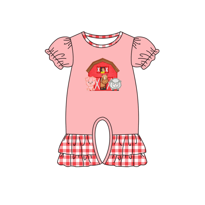 SR0510 short sleeve farm girl romper preorder 20231019