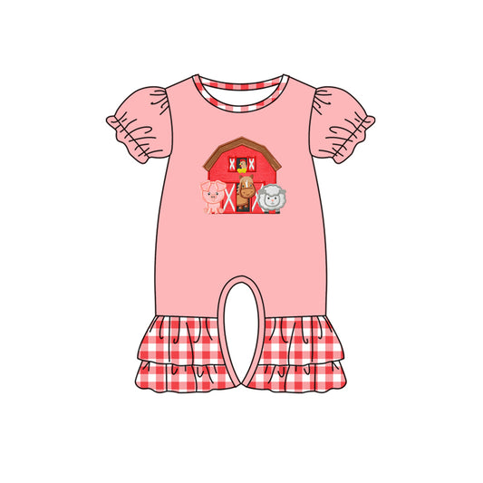 SR0510 short sleeve farm girl romper preorder 20231019