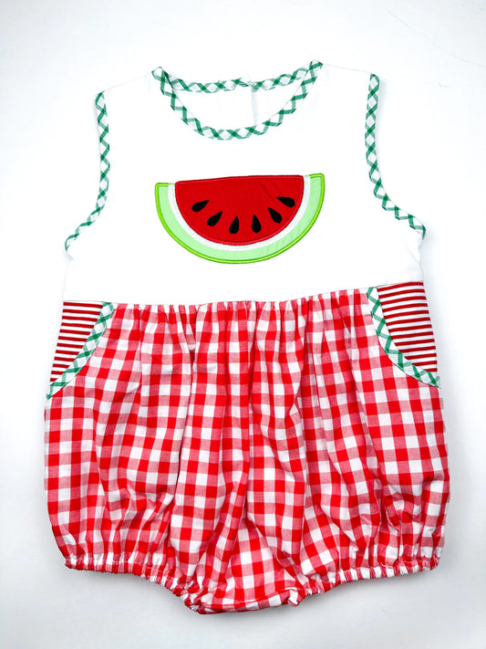 SR0592 preorder watermelon girl bubble romper 20231109