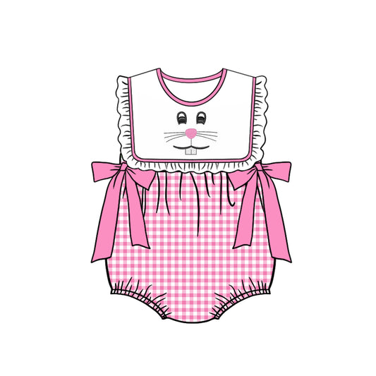 SR0594 preorder bunny Easter girl bubble romper 20231109