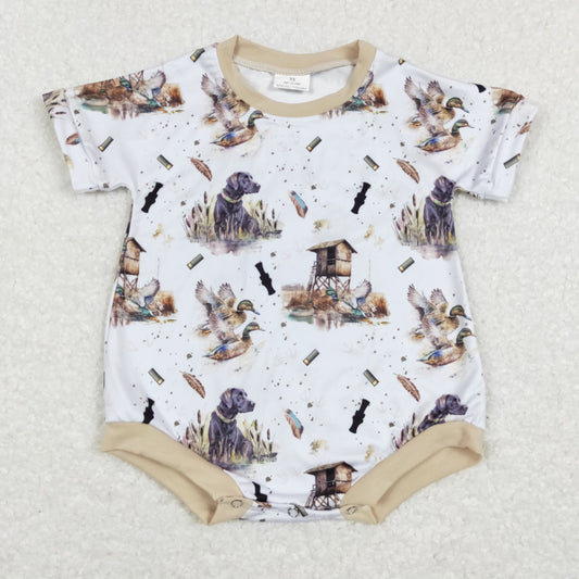 SR0608 RTS dog duck short sleeve boy romper 202312