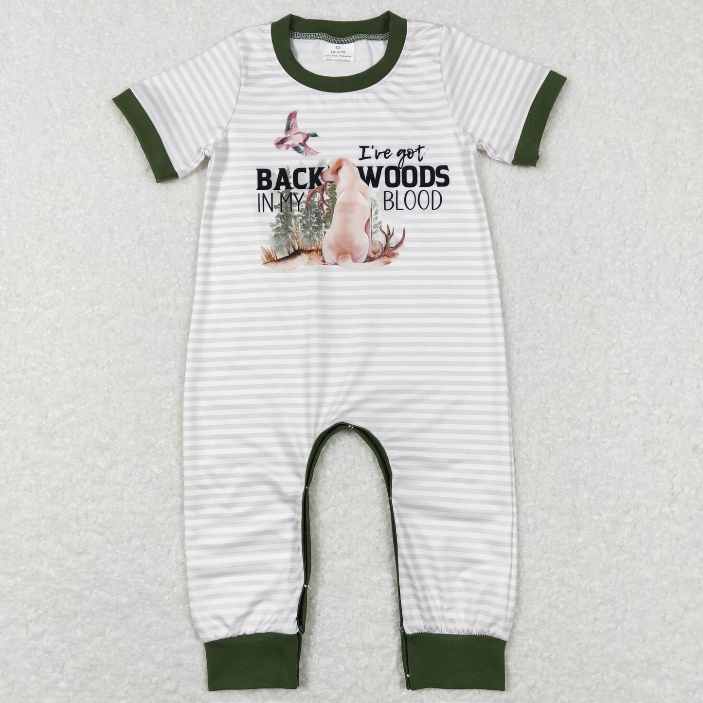 SR0633 dog duck boy romper 202312