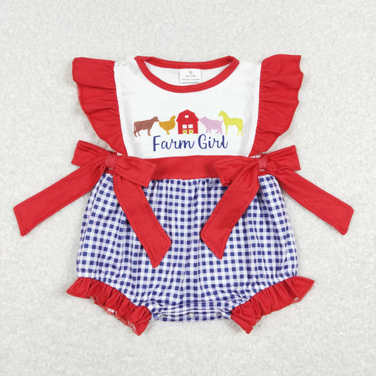 SR0696 farm cow girl romper 202312 rts