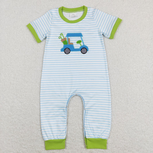 SR0700 golf embroidery boy romper 202401 RTS