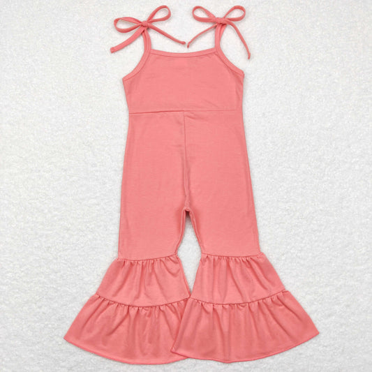 SR0715 short sleeve orange girl jumpsuit overall RTS 202312