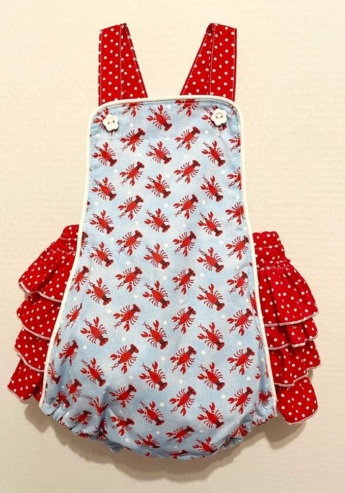 SR0745 western crab fish short sleeve girl shorts outfit RTS 202401