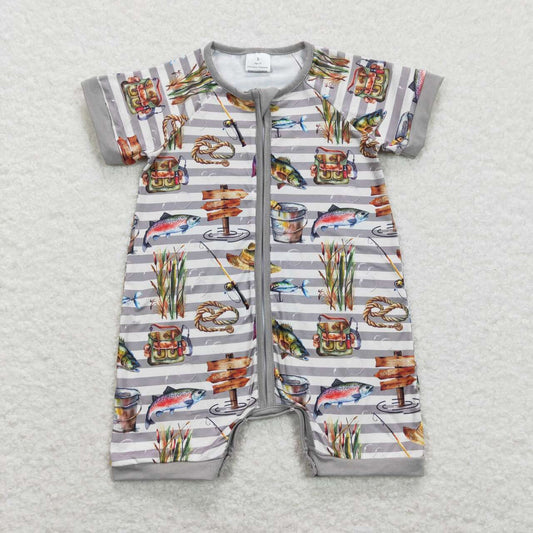 SR0842 fish boy romper RTS 202401