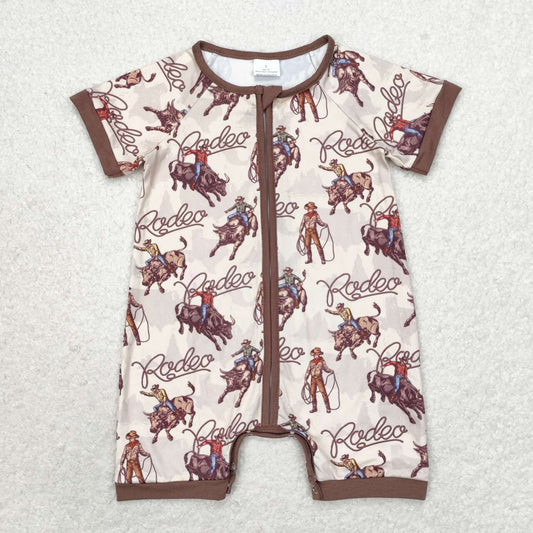 SR0856 western  top tee rodeo boy preorder  boy romper 202406 sibling RTS