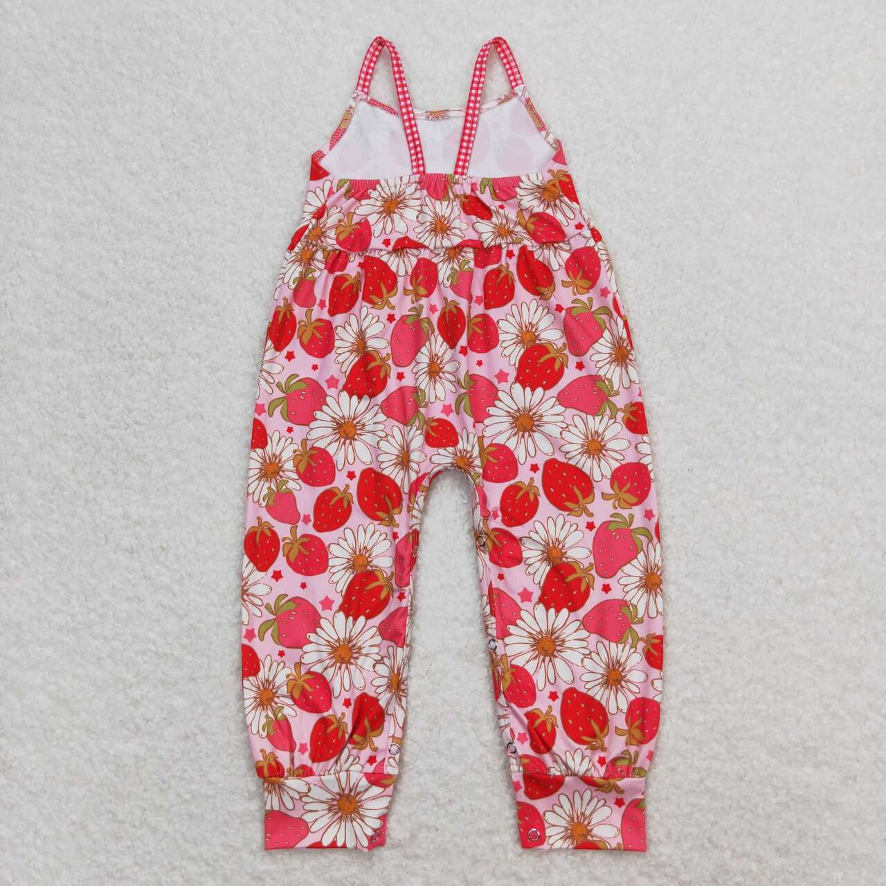 SR0887 strawberry flower girl romper 202404 RTS