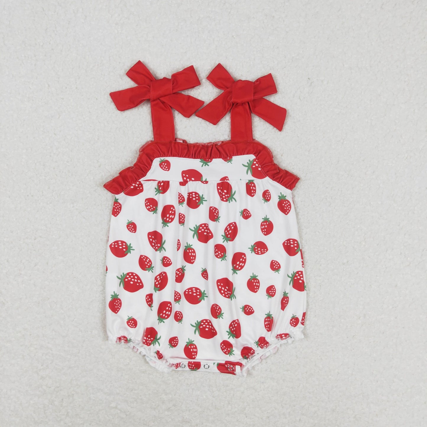 SR0916 girl strawberry romper RTS 202405