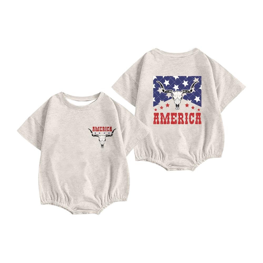 SR0960 July 4th  boy romper 202401 preorder