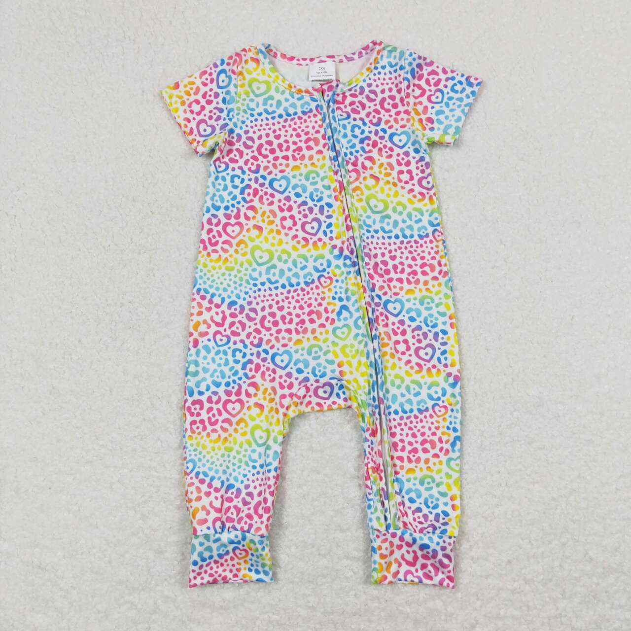 SR0977 western colorful girl romper 202403 RTS