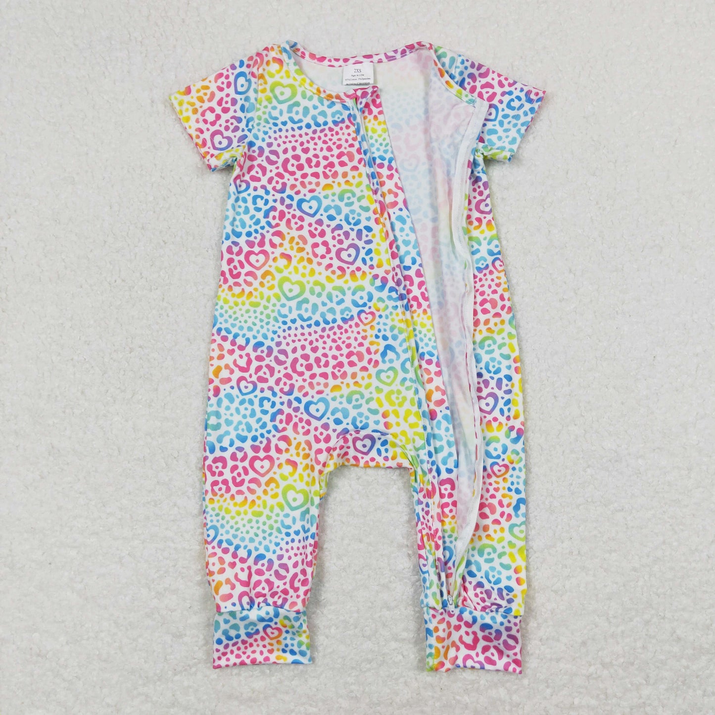 SR0977 western colorful girl romper 202403 RTS