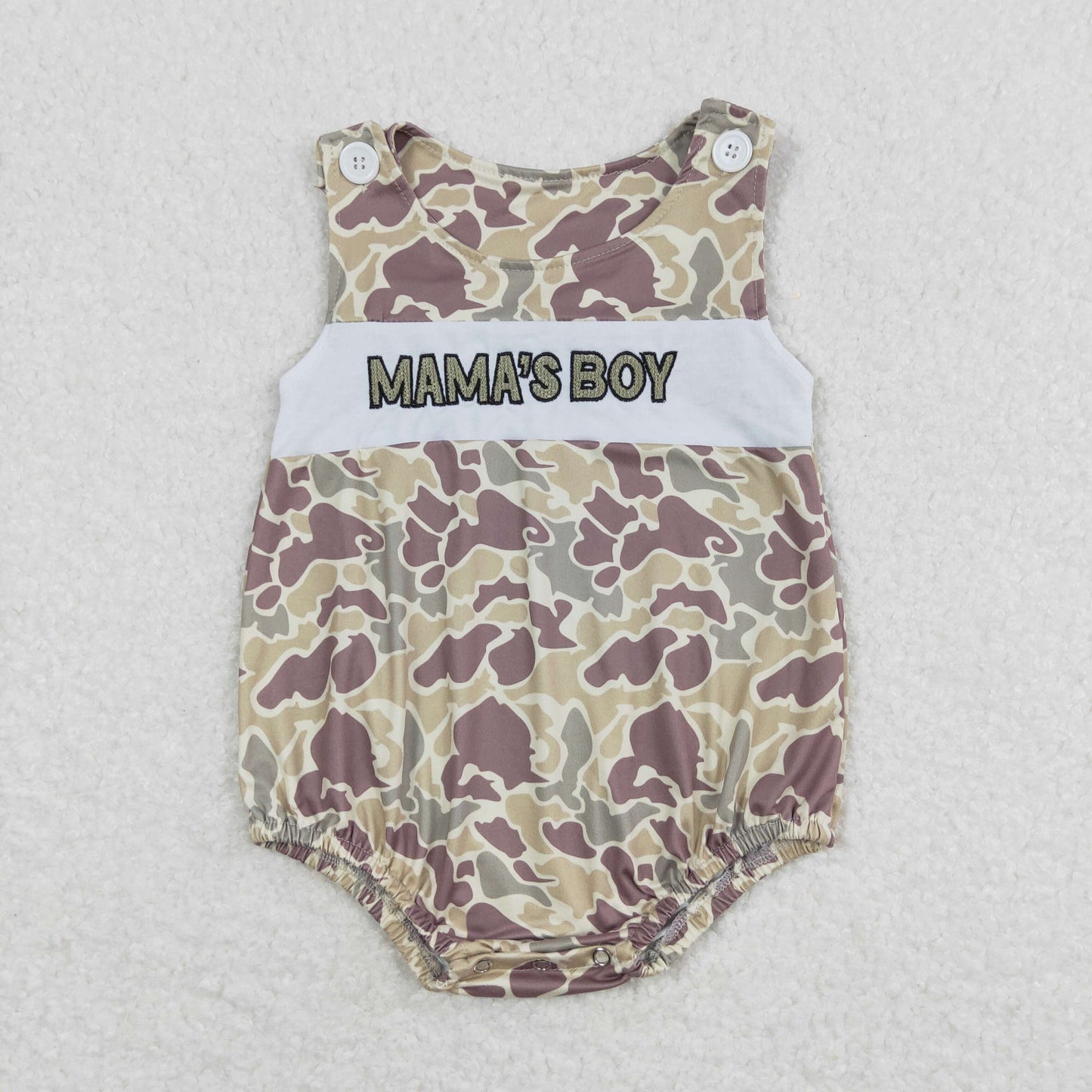 SR1033 rts  embroidery mama's boy girl romper 202403 RTS