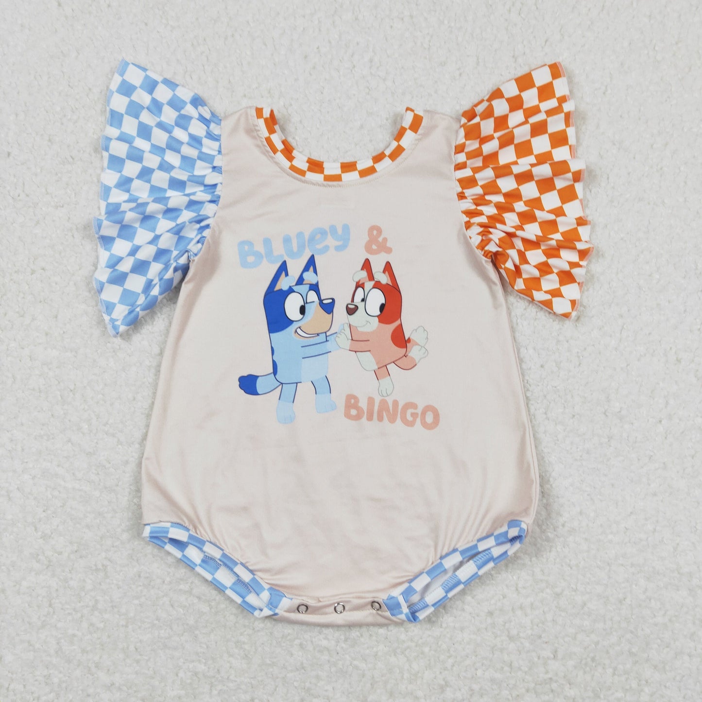 SR1098 western bluey girl romper 202403 rts