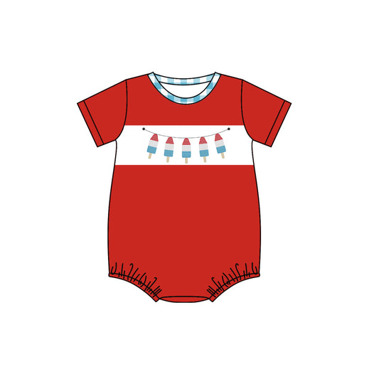 SR1107 July 4th boy romper 202401 preorder