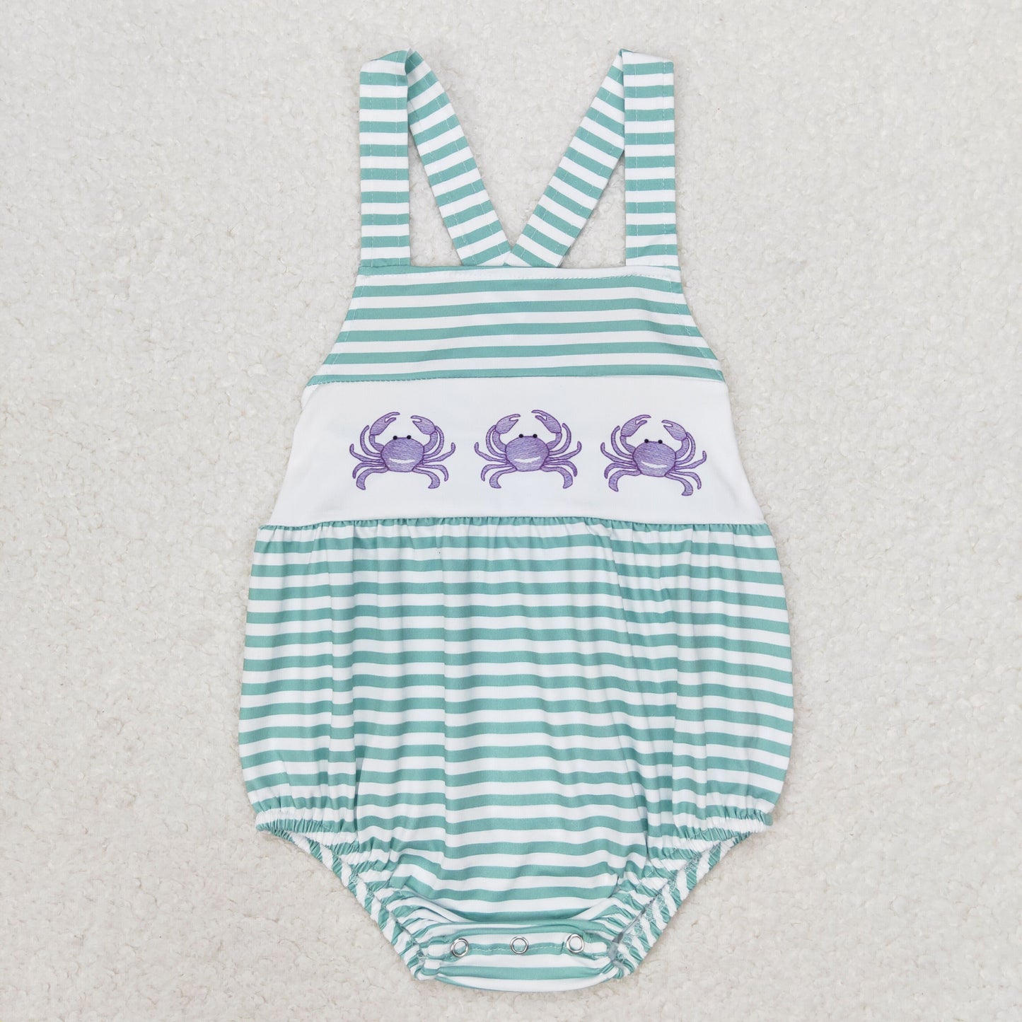 SR1118 crab girl romper 202406 RTS sibling