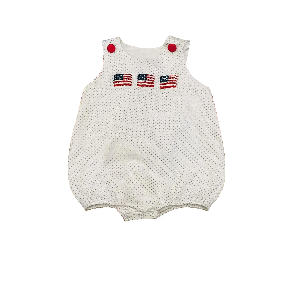 SR1126 4th July girl romper 202402 preorder