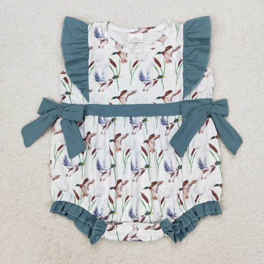 SR1140 western duck girl romper 202405 RTS