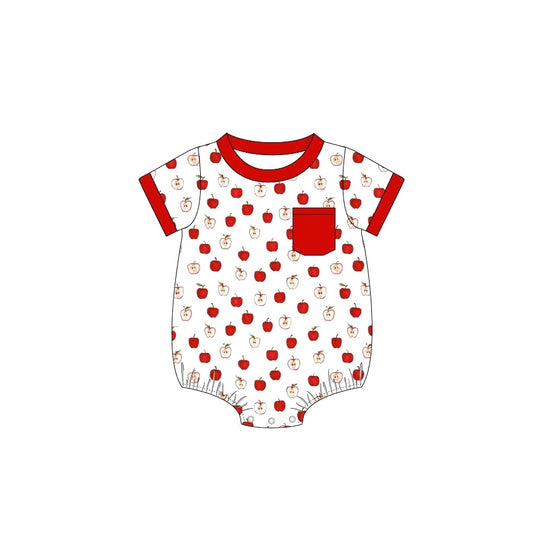 SR1156 western apples boy romper 202402 preorder