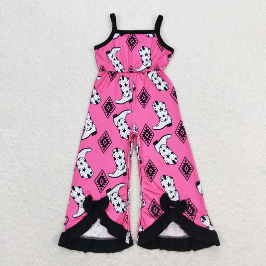 SR1238 boots cow girl romper 202404 RTS