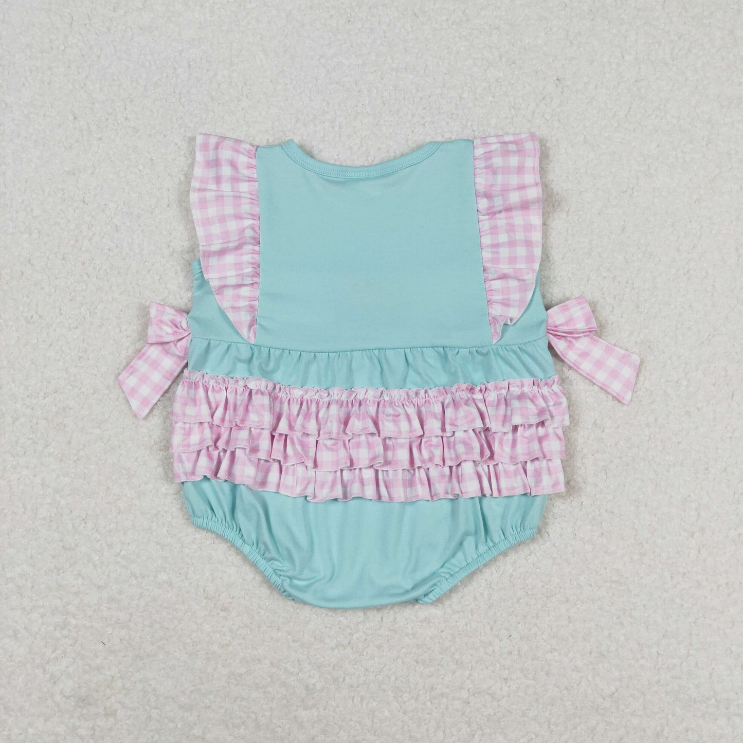 SR1260  embroidery ice pop girl romper 202405 RTS