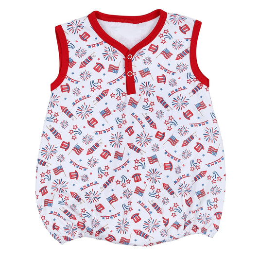 SR1340 preorder 4th July girl romper 202402