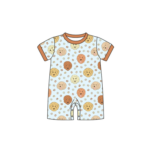 SR1438 preorder dog  boy romper 202403