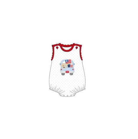 SR1460 preorder july 4th girl romper 202403 的