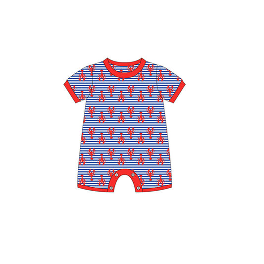 SR1465 preorder cray fish boy romper 202403