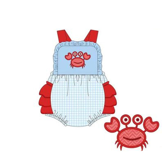 SR1466 preorder crab girl romper 202403